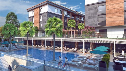 Widok na morze, basen, sauna, balkon – Beylikdüzü mieszkanie Stambuł, Sahil, Beylikdüzü, Stambuł