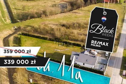 działka na sprzedaż 1177m2 działka Frydman, Na Skarpie