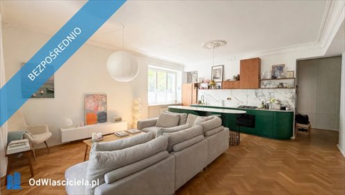 Wynajem 85 m² w kamienicy z balkonem i ogródkiem - Górny Mokotów mieszkanie Warszawa, Mokotów, Adama Naruszewicza