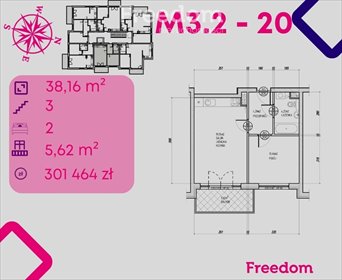 mieszkanie na sprzedaż 38m2 mieszkanie Bonin