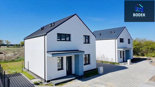 Nowoczesny dom z pompą ciepła, 4 pokoje, Bielawa dom Bielawa, Bielawa, Lawendowa