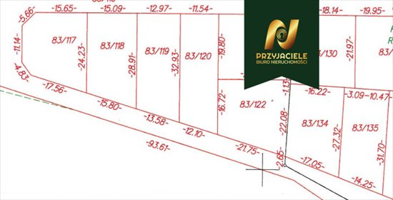 działka na sprzedaż 802m2 działka Banino, Pod Lasem