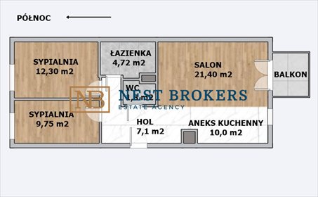 mieszkanie na sprzedaż 67m2 mieszkanie Kraków, Podgórze, Tadeusza Szafrana