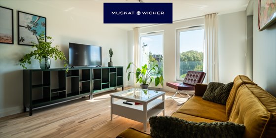 Nowoczesny 2-pokojowy apartament z widokiem na zieleń mieszkanie Gdańsk, Letnica, Starowiejska