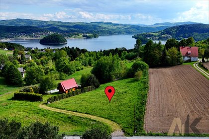 działka na sprzedaż 1109m2 działka Rożnów