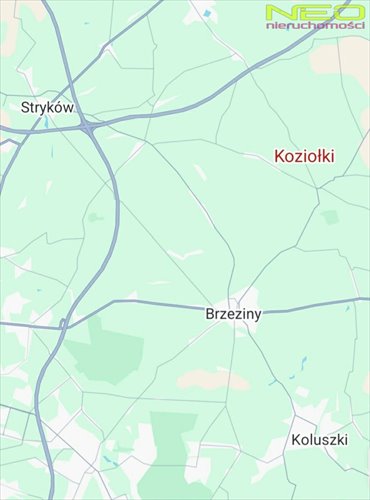 działka na sprzedaż 1003m2 działka Koziołki