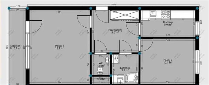 Mieszkanie na sprzedaż 51m2 mieszkanie Konin, Gosławice, Gotycka