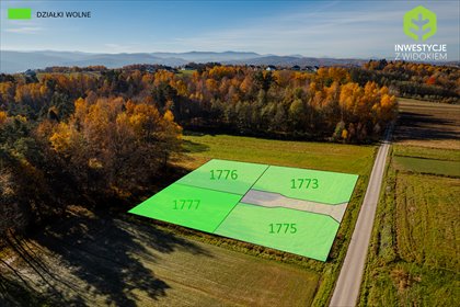 działka na sprzedaż 637m2 działka Bochnia, Atrakcyjne działki budowlane w otoczeniu natury – dojazd drogą asfaltową