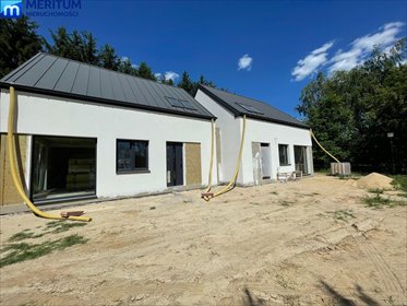 Na sprzedaż nowoczesny bliźniak 102 m² z dużą działką 440 m² dom Otrębusy