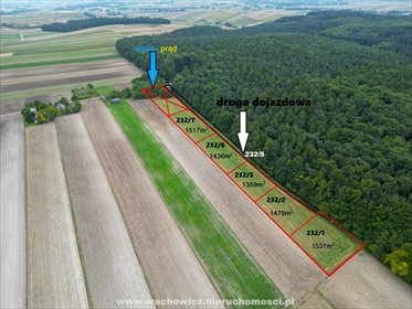 działka na sprzedaż 1500m2 działka Nasiechowice