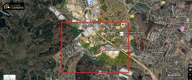 Działka pod zabudowę szeregową w Kowalach, 1245 m2 działka Kowale, Pałacowa