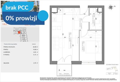Dwupokojowe mieszkanie na sprzedaż w Bocianowie, 40,94 m2 mieszkanie Bydgoszcz, Bocianowo, Pomorska