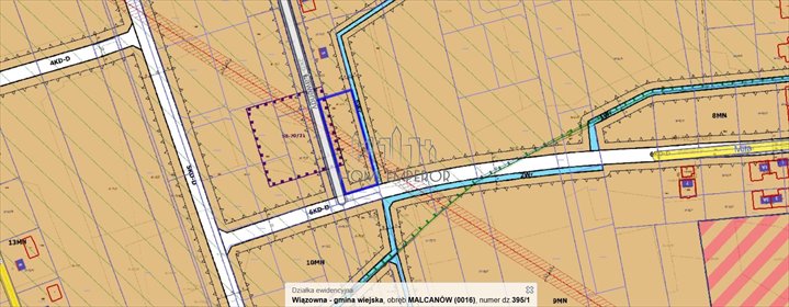 działka na sprzedaż 1626m2 działka Malcanów, Lawendy