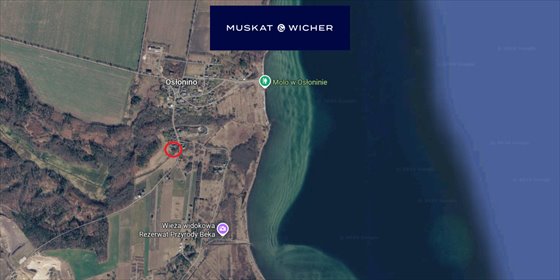 Działka 1700 m² pod dom lub inwestycję, 700m od plaży - polecam! działka Osłonino