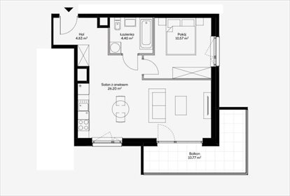 mieszkanie na sprzedaż 46m2 mieszkanie Warszawa, Wola, Czyste, Kolejowa
