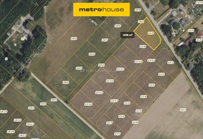 działka na sprzedaż 1239m2 działka Skuły, Północna