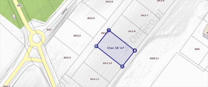 Działka budowlana 1265 m² z warunkami zabudowy (Wierzchowo) działka Wierzchowo