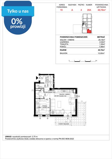 Przestronne 2-pokojowe mieszkanie z balkonem w Bydgoszczy polecam mieszkanie Bydgoszcz, Bartodzieje, Ceramiczna