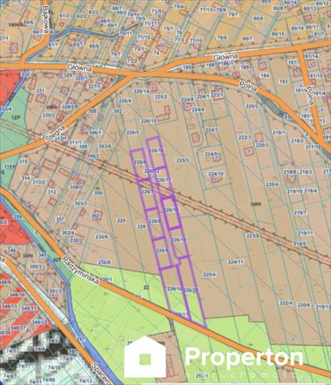 działka na sprzedaż 750m2 działka Rynia, Główna