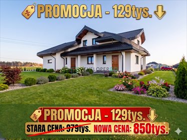 Nowoczesny dom z dużą działką i potencjałem aranżacyjnym dom Wysokie Mazowieckie