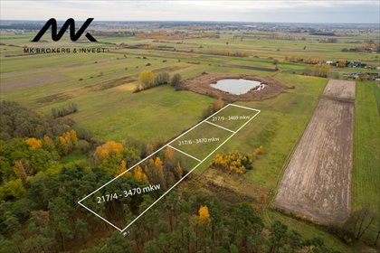 Sprzedam działkę 3470 m² z WZ pod domy w Guzowatce działka Guzowatka, Łączności