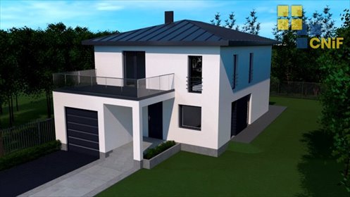 Sprzedam nowoczesny dom 160 m² w stanie deweloperskim z garażem i 4 sypialniami dom Lgota