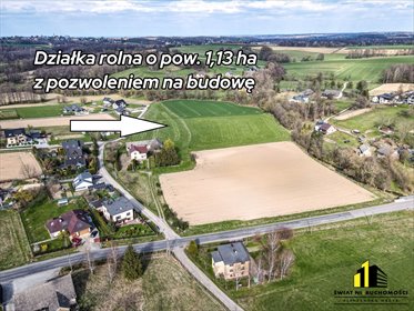 Zapraszam do zakupu działki 11 294 m² z pozwoleniem na dom w Jasienicy działka Jasienica