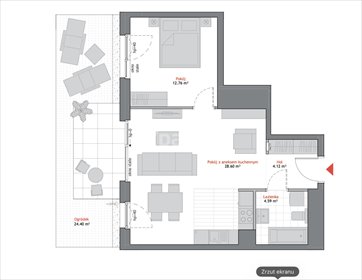 mieszkanie na sprzedaż 50m2 mieszkanie Gdańsk, Oliwa, Artura Grottgera