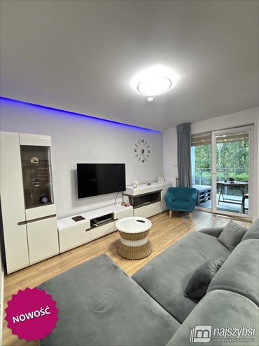 Nowoczesny 2-pokojowy apartament z tarasem i garażem polecam! mieszkanie Kołobrzeg, Polanki