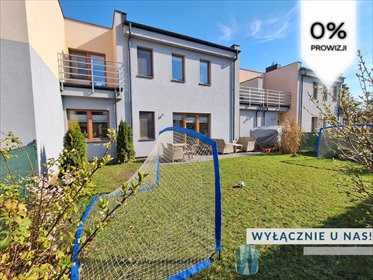 Nowoczesny segment 118 m2 z garażem i ogrodem dom Łomianki, Kiełpin