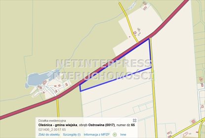 Działka 4,71 ha w Oleśnicy - polecam działka Oleśnica, Oleśnica