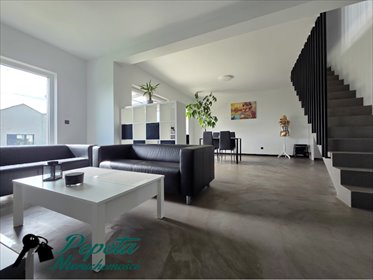 Zapraszam do obejrzenia nowoczesnego domu 129 m² z dużym ogrodem dom Kostrzyn, Kostrzyn, Tarnowo