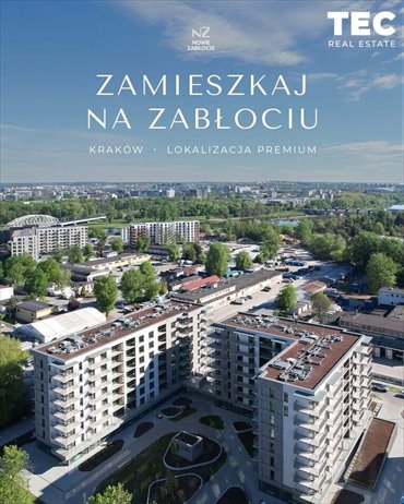 mieszkanie na sprzedaż 65m2 mieszkanie Kraków, Zabłocie, Pana Tadeusza