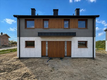 Nowoczesny dom bliźniak z ogrodem, pompa ciepła, 2 miejsca dom Zaczernie