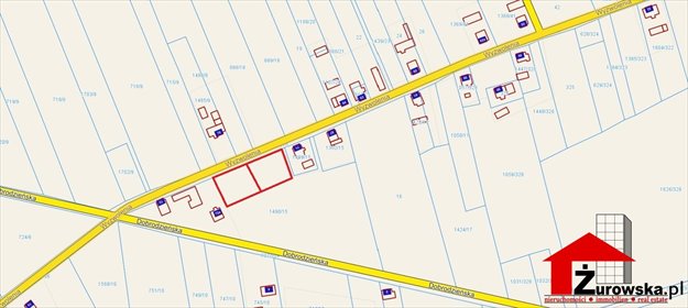 działka na sprzedaż 1000m2 działka Łagiewniki Małe