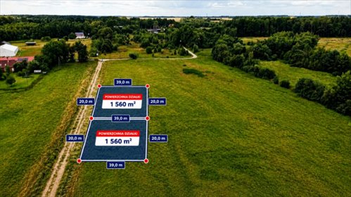 Do sprzedania działka 1560 m² w Sycewicach z MPZP działka Sycewice, Łąkowa