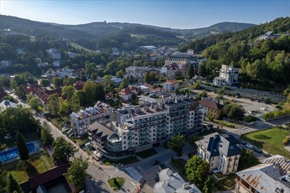 Działka pod hotel z widokiem, pozwolenie, 34 pok. działka Krynica-Zdrój