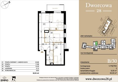 mieszkanie na sprzedaż 63m2 mieszkanie Bydgoszcz, Śródmieście