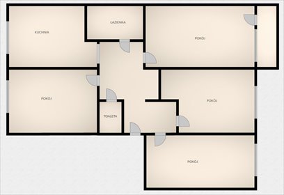 Polecam 4-pokojowe mieszkanie 61,73 m² przy al. Niepodległości mieszkanie Rzeszów, Niepodległości