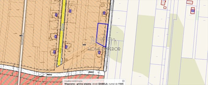 działka na sprzedaż 1200m2 działka Izabela, Zorzy