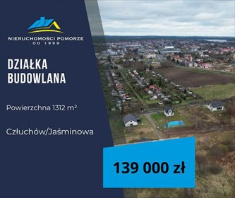 działka na sprzedaż 1312m2 działka Człuchów, Jaśminowa, Jaśminowa