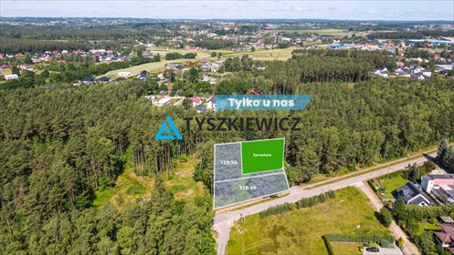 działka na sprzedaż 874m2 działka Chwaszczyno, Wąska