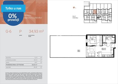 Nowoczesne 2-pokojowe mieszkanie 34,93 m² - blisko Kanału Bydgoskiego mieszkanie Bydgoszcz, Czyżkówko, Flisacka