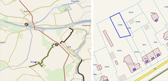 działka na sprzedaż 754m2 działka Tujsk