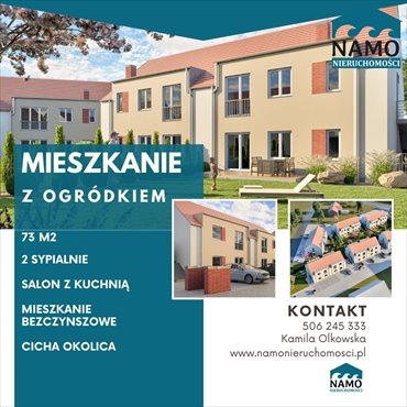 mieszkanie na sprzedaż 73m2 mieszkanie Gądów, Jaszkotle, Palmowa