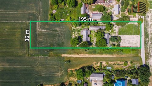 Działka siedliskowa 5394 m² z domem do remontu - polecam! działka Boży Dar