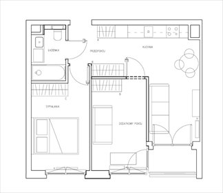 mieszkanie na sprzedaż 48m2 mieszkanie Kraków, Mistrzejowice, Mistrzejowice, Osiedle Piastów