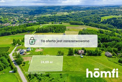 Widokowa działka w Straszydlu z pozwoleniem na budowę działka Straszydle