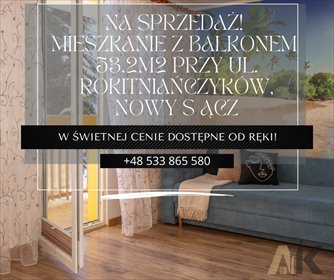 mieszkanie na sprzedaż 60m2 mieszkanie Nowy Sącz, Rokitniańczyków