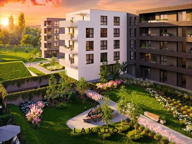 Dwupokojowe mieszkanie z dużym balkonem (38,70 m²) w Krakowie mieszkanie Kraków, Prądnik Biały, Piaszczysta